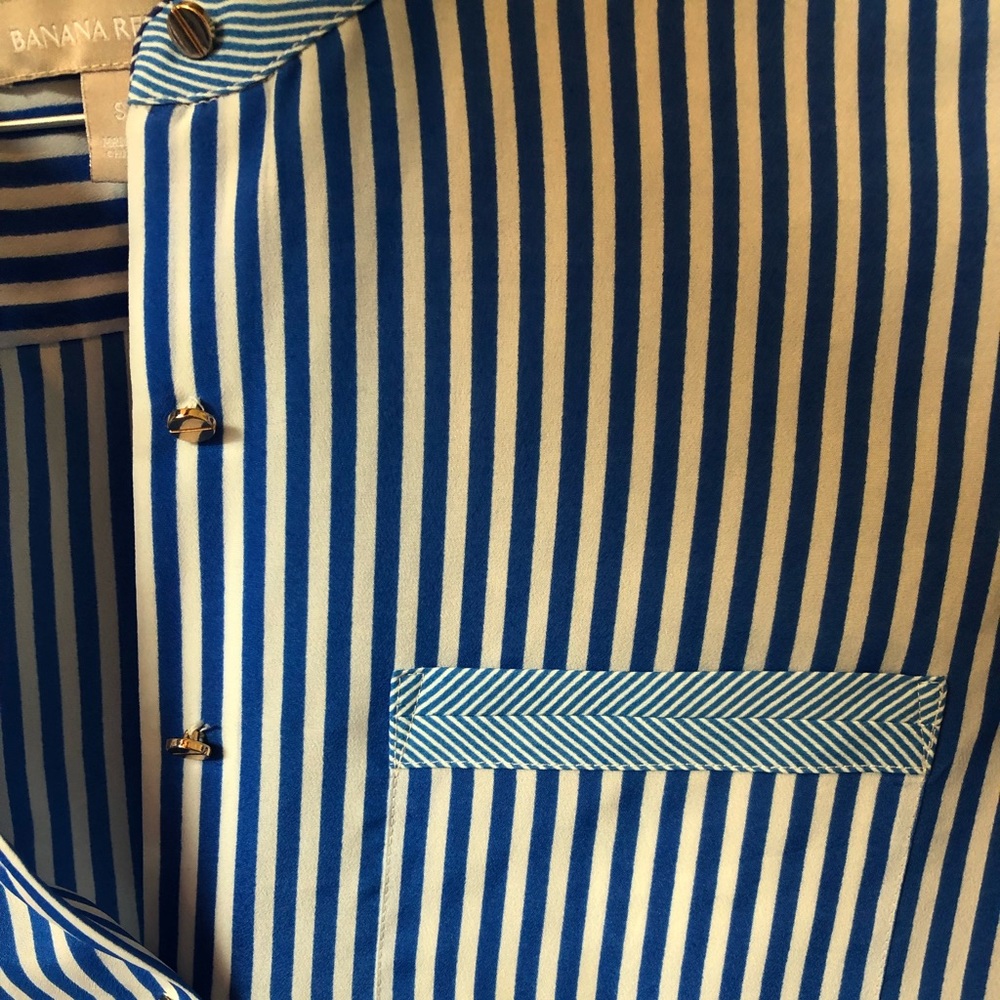 Darling Blue Blouse from Banana Republic (S)